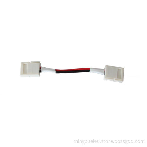 Wide Solderless Connector Single 8mm Strip Connector